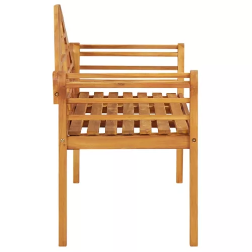  tömör akácfa kerti pad 125 cm 