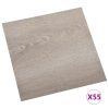 VID 55 db tópszínű öntapadó PVC padlólap 5,11 m²