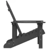  antracitszürke HDPE kerti adirondack szék