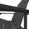  antracitszürke HDPE kerti adirondack szék