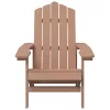  barna HDPE kerti adirondack szék