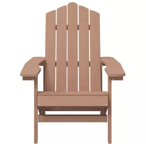  barna HDPE kerti adirondack szék