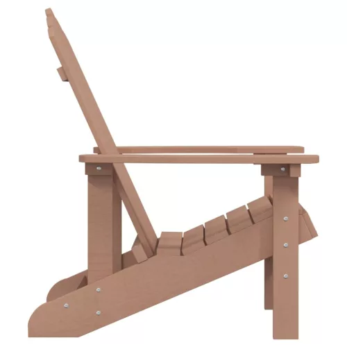 barna HDPE kerti adirondack szék