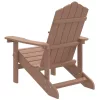  barna HDPE kerti adirondack szék