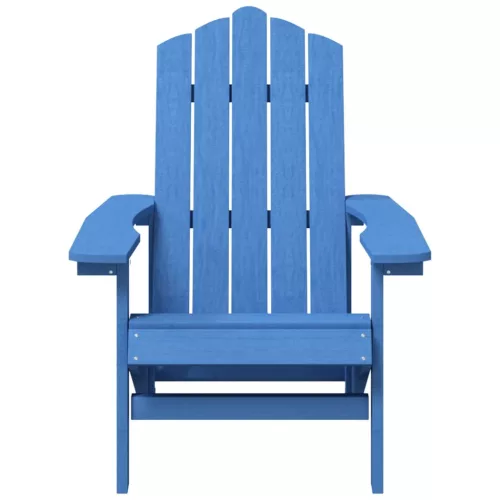  vízkék HDPE kerti adirondack szék