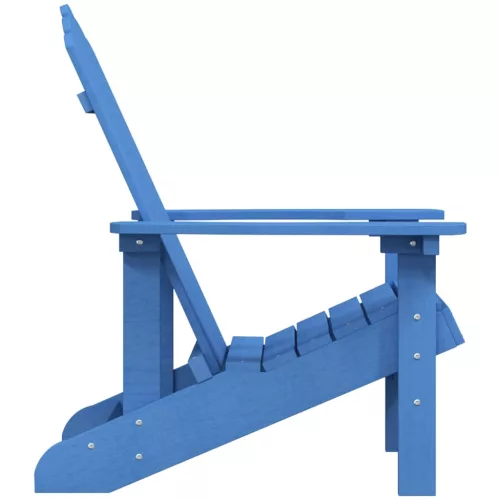  vízkék HDPE kerti adirondack szék