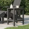  antracitszürke HDPE kerti Adirondack asztal 38 x 38 x 46 cm