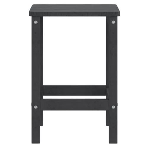  antracitszürke HDPE kerti Adirondack asztal 38 x 38 x 46 cm