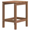 barna HDPE kerti Adirondack asztal 38 x 38 x 46 cm