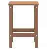 barna HDPE kerti Adirondack asztal 38 x 38 x 46 cm