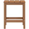  barna HDPE kerti Adirondack asztal 38 x 38 x 46 cm