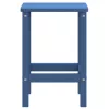  vízkék HDPE kerti Adirondack asztal 38 x 38 x 46 cm