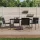  4 db fekete polyrattan kerti szék párnával 56x59x84 cm