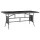  szürke polyrattan kerti asztal 170 x 80 x 74 cm