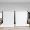  2 db fekete acél háttérállvány 254 x 243 cm