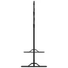  2 db fekete acél háttérállvány 254 x 243 cm