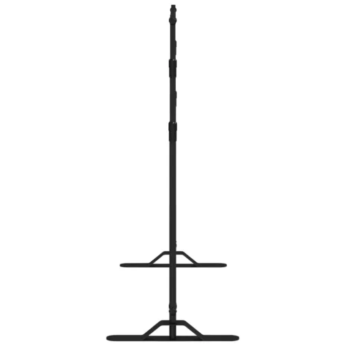  2 db fekete acél háttérállvány 254 x 243 cm