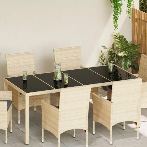  Asztallap 4 pcs Fekete edzett üveg