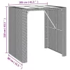  5 részes szürke polyrattan kerti bárszett
