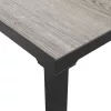  6 részes fekete és szürke polyrattan kerti ülőgarnitúra