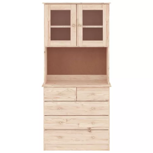  ALTA tömör fenyőfa magasszekrény 77 x 35 x 165 cm