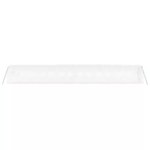  fehér acélvázas melegház 28 m² 14 x 2 x 2 m