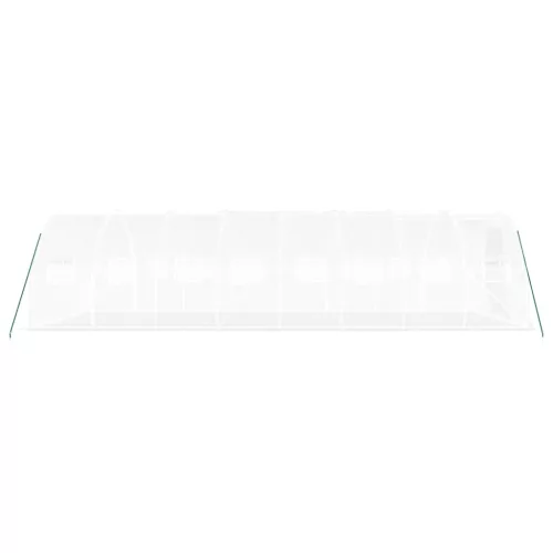  fehér acélvázas melegház 24 m² 8x3x2 m