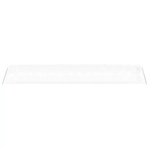  fehér acélvázas melegház 42 m² 14 x 3 x 2 m