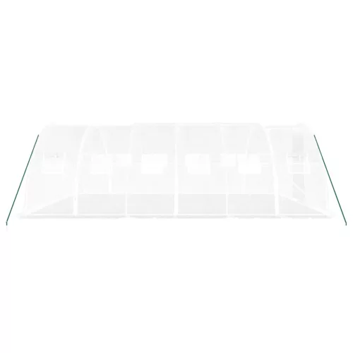  fehér acélvázas melegház 24 m² 6x4x2 m