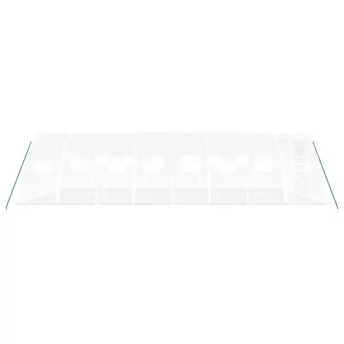  fehér acélvázas melegház 32 m² 8 x 4 x 2 m