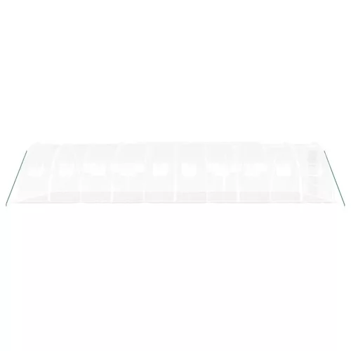  fehér acélvázas melegház 40 m² 10x4x2 m