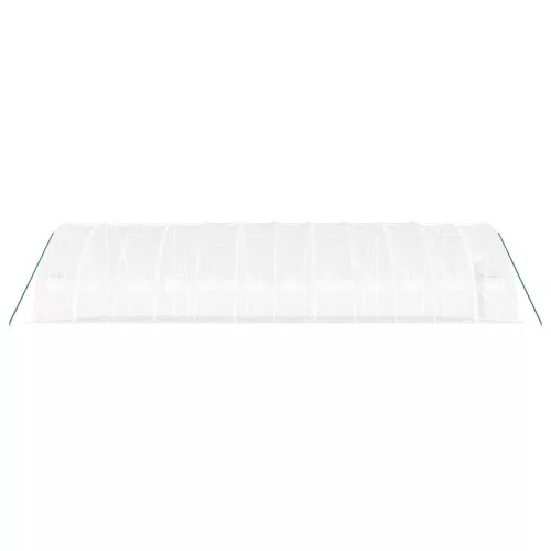  fehér acélvázas melegház 72 m² 12x6x2,85 m