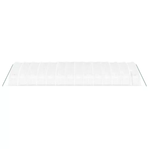  fehér acélvázas melegház 84 m² 14x6x2,85 m