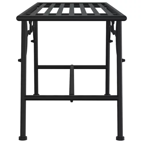  fekete acél fa körüli pad 110 cm