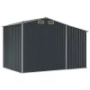  antracitszürke horganyzott acél kerti fészer 277x192,5x179 cm