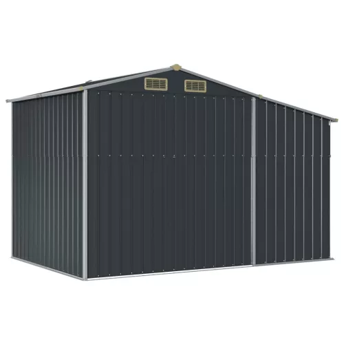  antracitszürke horganyzott acél kerti fészer 277x192,5x179 cm