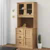  VIGO tömör fenyőfa magasszekrény 78x40x175 cm