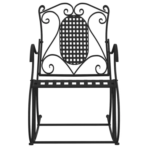  fekete acél hintapad 84 cm