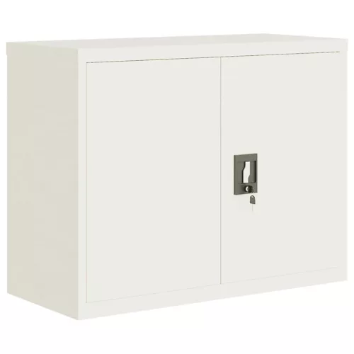  fehér acél irattartó szekrény 90x40x110 cm