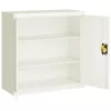  fehér acél irattartó szekrény 90x40x130 cm