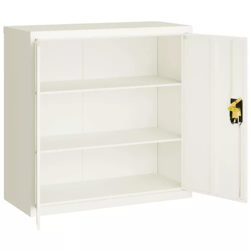  fehér acél irattartó szekrény 90x40x130 cm