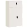 fehér acél irattartó szekrény 90 x 40 x 145 cm