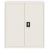  fehér acél irattartó szekrény 90 x 40 x 145 cm