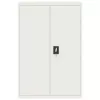  fehér acél irattartó szekrény 90x40x180 cm