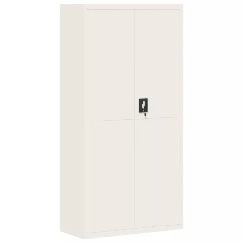  fehér acél irattartó szekrény 90x40x220 cm