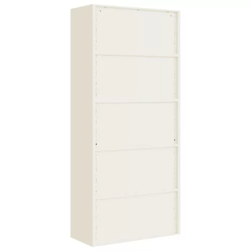  fehér acél irattartó szekrény 90x40x240 cm