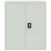  világosszürke acél irattartó szekrény 90x40x145 cm