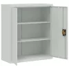  világosszürke acél irattartó szekrény 90x40x145 cm