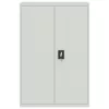  világosszürke acél irattartó szekrény 90x40x180 cm