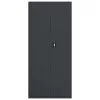 antracitszürke acél irattartó szekrény 90x40x240 cm